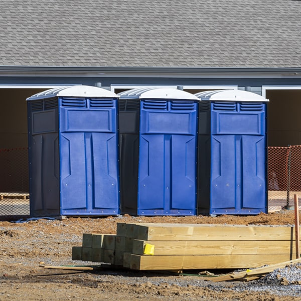 what is the cost difference between standard and deluxe porta potty rentals in Crocker MO